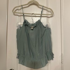 Women strap sleeve shirt